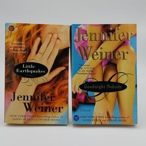 Little Earthquakes & Goodnight Nobody Jennifer Weiner Book Lot